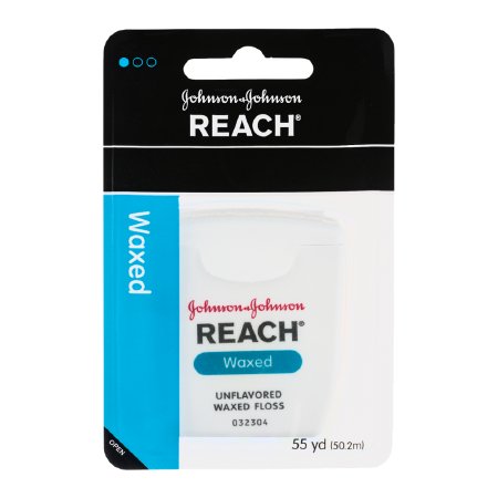 Reach Dental Floss, Waxed, 55 yd