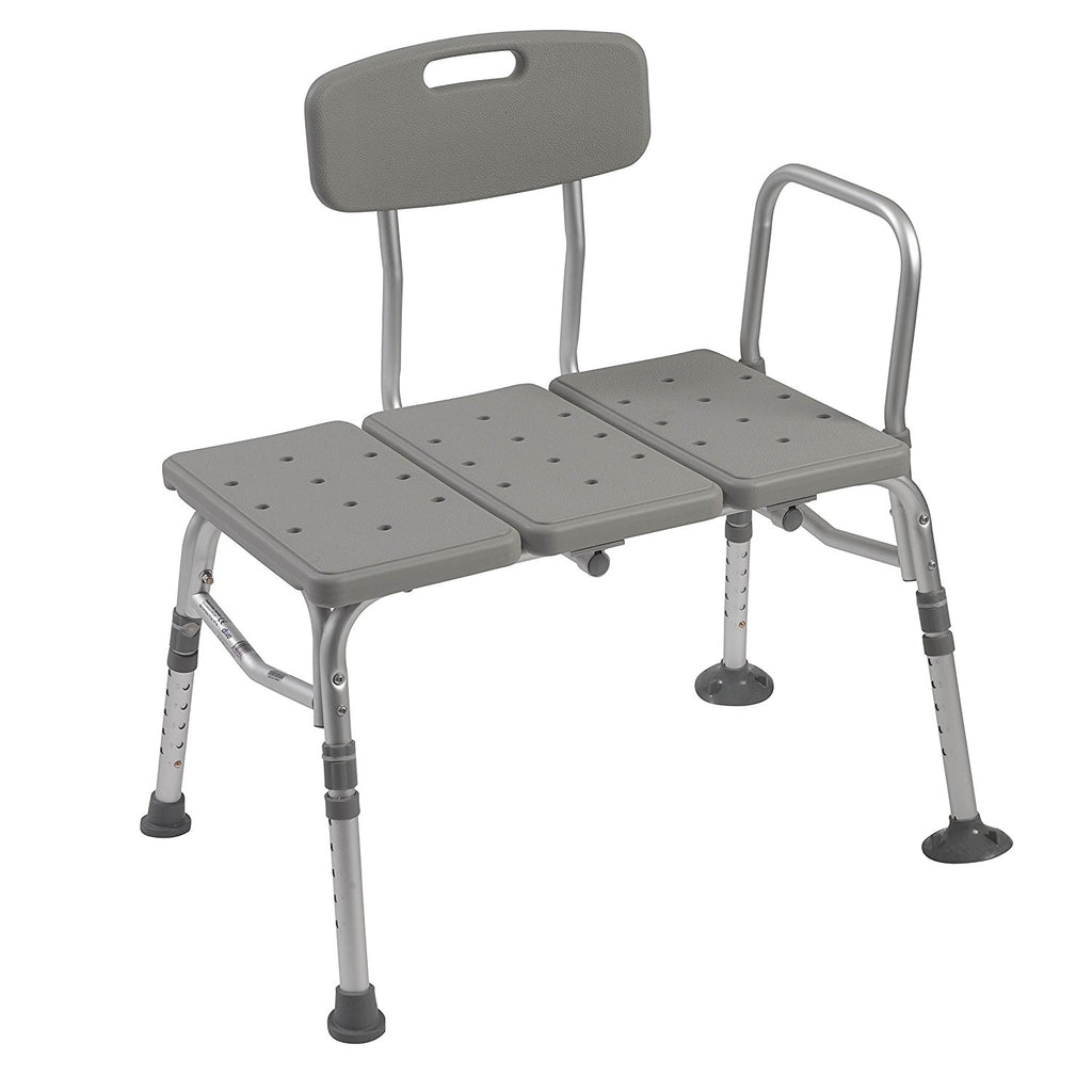 McKesson Aluminum Transfer Bench with Reversible Back - 1 Each / Each - 20313501