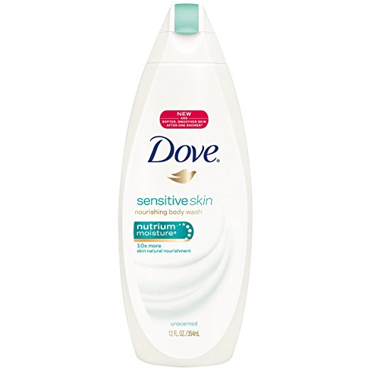 Dove Body Wash, Sensitive Skin 12 oz