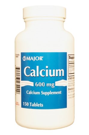 Major - Calcium Supplement - 600 mg Strength - Tablet - 150 per Bottle