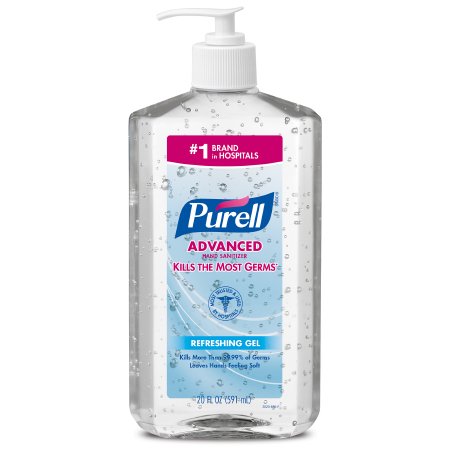 PURELL Instant Hand Sanitizer - Gel 20oz Table Top Pump Bottle (CS/12)- 3023-12