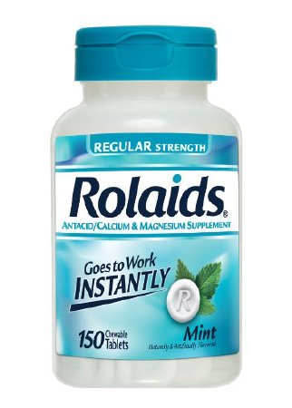 Rolaids - Antacid - 550 mg / 110 mg Strength - Chewable - Tablet - 150 Per Bottle