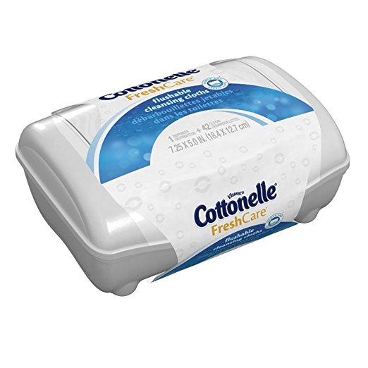 Kimberly Clark Cottonelle Fresh Flushable Moist Wipes Tub, Alcohol-free, Sewer and Septic-safe, 42 C