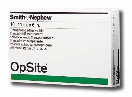 Opsite Transparent Adhesive Dressing 11" x 6", Waterproof Film,  (10 Each)