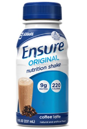 Ensure Nutrition Shakes Coffee Latte 8 oz 6 ct - 48 oz cs of 4