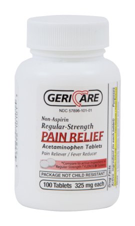 Non Aspirin Pain Reliever Tablets 100/bottle