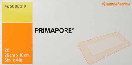 Primapore 8" X 4" Dressing, 20 Per Box