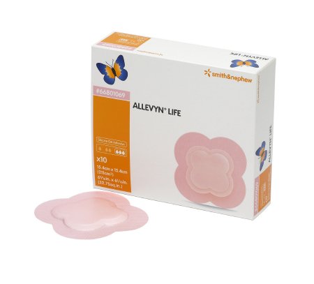 Allevyn Life 6.06 X 6.06" Quadrilobe Sterile (#66801069, BOX)