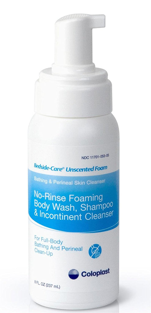 Coloplast Bedside Unscented Care Foam, 8oz - 2 pack