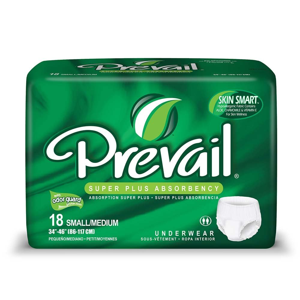 Prevail Super Plus Absorbency Underwear Size: Small/Medium