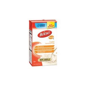 Nestle 4390093138 Boost Plus Very Vanilla 8oz Brikpaks 27/Case