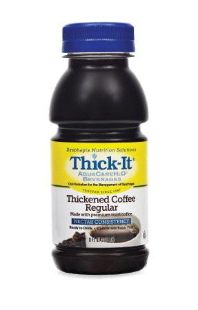 Thickened Beverage Thick-It AquaCareH2O 8 oz. Coffee Ready to Use