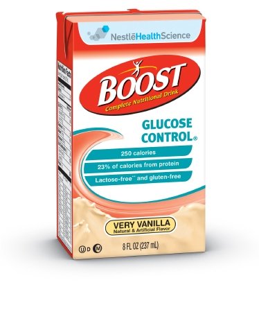 BOOST GLUCOSE CONTROL Nutritional Drink - Vanilla, Case Of 27