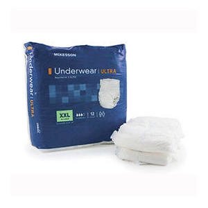 McKesson Disposable Underwear 2X-Large, UWBXXL, Heavy, 48 Ct