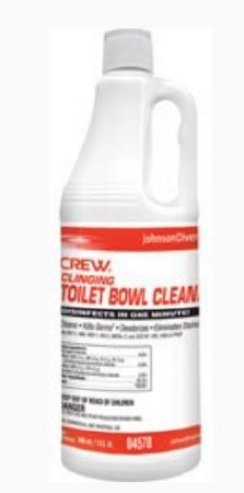 Diversey Crew Heavy Duty Toilet Bowl Cleaner - 12 Pack -  (32 oz Bottle)