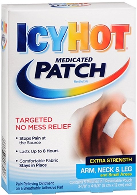 Icy Hot Extra Strength Medicated Patch, Small - 5 Count / Box