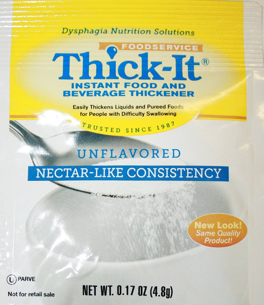 Thick It Instant Food and Beverage Thickener, 0.17 Ounce -- 200 per case.