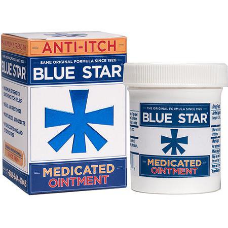 Blue Star - Itch Relief - 1.24% Strength - Ointment - 2 oz. - Jar-McK