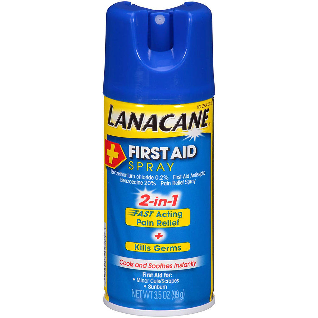 Lanacane Anti-Bacterial First Aid Spray: 3.5 OZ