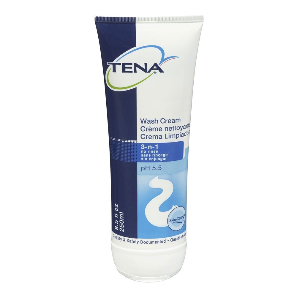 Tena Wash Cream, Full Case of 16 each 8.5 oz tubes (12X143-5163)