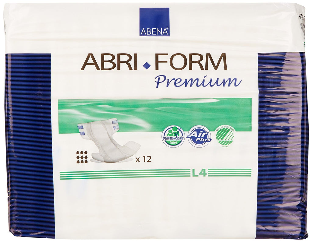 Abena 43068 Abri-Form Premium L4 Briefs, Large, Case/48 (4/12s) – 3 Kings  Medical Supplies
