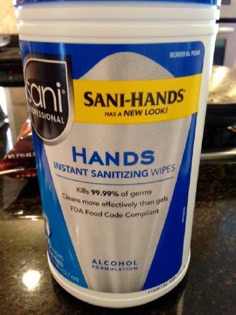 Instant Hand Sanitizing Wipes 300 / Each (new blue packaging)