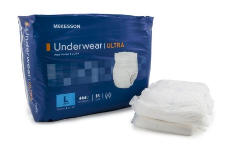 McKesson UWBLG Ultra Pull-Ons, Heavy Abs, Large 44-58, CS/72